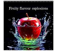 Calendrier 2027 · Explosion de saveurs fruitées | Découvrez la beauté rafraîchissante des fruits qui éclaboussent l'eau chaque… · 30 × 30 cm carré · CALVENDO Calendrier mural