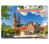 Calendrier 2027 · French Version · Belle ville de Magdebourg | Magdebourg sous ses plus beaux aspects · DIN A3 paysage · CALVENDO Calendrier mural