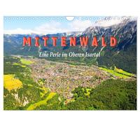Calendrier 2027 · French Version · MITTENWALD Une perle dans la vallée | supérieure de l'Isar · Mittenwald et son paysage sont une destination de… · DIN A4 paysage · CALVENDO Calendrier mural