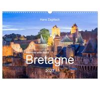 Calendrier 2027 · French Version · Moments d'un voyage - Bretagne | Une région pleine de contrastes · DIN A3 paysage · CALVENDO Calendrier mural