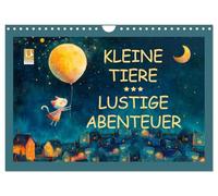 Calendrier 2027 · French Version · Petits animaux - Aventures amusantes | Des histoires d'animaux amusantes pour les petits · DIN A4 paysage · CALVENDO Calendrier mural
