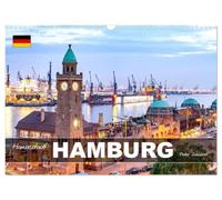 Calendrier 2027 · French Version · Ville hanséatique de Hambourg | 12 mois dans l'une des plus belles villes d'Allemagne · DIN A3 paysage · CALVENDO Calendrier mural