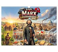 Calendrier 2027 · Karl Marx - L'homme derrière la révolution | Karl Marx: une vie entre révolution, exil et grandes idées · DIN A3 paysage · CALVENDO Calendrier mural