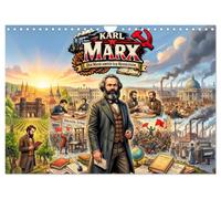 Calendrier 2027 · Karl Marx - L'homme derrière la révolution | Karl Marx: une vie entre révolution, exil et grandes idées · DIN A4 paysage · CALVENDO Calendrier mural