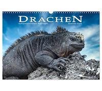 Calendrier 2027 · Les dragons : un monde animal mystérieux | Varans, iguanes et lézards exotiques: des créatures qui semblent tout droit… · DIN A3 paysage · CALVENDO Calendrier mural