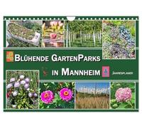 Calendrier 2027 · Les parcs fleuris de Mannheim | Une mer de fleurs luxuriante enchante nos yeux · DIN A4 paysage · CALVENDO Calendrier mural