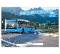 Calendrier 2027 · MAN A 20 Lion's City Blue Edition | Le classique intemporel MAN A20 · DIN A4 paysage · CALVENDO Calendrier mural