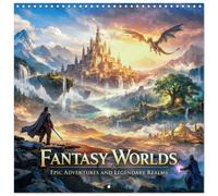 Calendrier 2027 · Monde fantastiques - Aventures épiques et royaumes | légendaires · Des royaumes épiques, une magie ancestrale et des mondes… · 30 × 30 cm carré · CALVENDO Calendrier mural