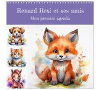 Calendrier 2027 · Renard Rexi et ses amis - mon premier agenda | Un joli calendrier pour enfants avec des dessins d'animaux colorés à… · 30 × 30 cm carré · CALVENDO Calendrier mural