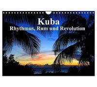 Calendrier 2027 · US Version · Cuba : rythme, rhum et révolution | Flânez dans le Cuba colonial · DIN A4 paysage · CALVENDO Calendrier mural