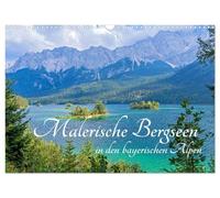 Calendrier 2027 · US Version · Des lacs de montagne pittoresques dans les | Alpes bavaroises · Les lacs de montagne bavarois scintillent de nuances… · DIN A3 paysage · CALVENDO Calendrier mural