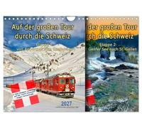 Calendrier 2027 · US Version · Grand Tour de Suisse, 1re étape | d'Appenzell au lac Léman · Sur les routes de la « Grande Tour de Suisse », à la… · DIN A4 paysage · CALVENDO Calendrier mural