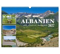 Calendrier 2027 · US Version · L'Albanie : sauvage, authentique, pleine | d'aventures · Impressions d'une destination touristique de niche : l'Albanie · DIN A3 paysage · CALVENDO Calendrier mural