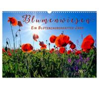 Calendrier 2027 · US Version · Prairies fleuries : une année magique sous | le signe des fleurs · Des photos fascinantes de magnifiques prairies fleuries · DIN A3 paysage · CALVENDO Calendrier mural