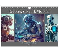 Calendrier 2027 · US Version · Robots, avenir, perspectives | La main-d'œuvre de demain · La révolution de la robotique est à nos portes · DIN A4 paysage · CALVENDO Calendrier mural