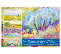 Calendrier 2027 · US Version · Sous le charme des fleurs | des prairies fleuries aux couleurs chatoyantes · peinture de paysage · DIN A3 paysage · CALVENDO Calendrier mural