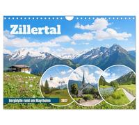 Calendrier 2027 · US Version · Zillertal - Une idylle montagnarde autour de | Mayrhofen 2027 · Impressions des montagnes du Zillertal près de Mayrhofen · DIN A4 paysage · CALVENDO Calendrier mural
