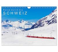 Calendrier 2027 · Voyage à travers la SUISSE | Un voyage à travers la Suisse en 13 photos fascinantes · DIN A4 paysage · CALVENDO Calendrier mural