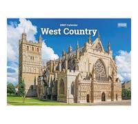 Calendrier 2027 West Country A5, calendrier mural, affichage mensuel, voyage, cadeau