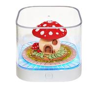 Calendrier 3D Bloc-notes champignon panoramique avec lumières | Calendrier de bureau sculpture d'art Pour Maison Salon Bureau Étude École Salle De ortoir