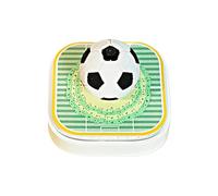 Calendrier 3D de Mesure du Temps 2026 | Décoratif de Bureau en Forme de Ballon de Football - Agenda en Papier Art Sculptural,Pour fans de sports, freelancers, enseignants, maison, école, anniversaire