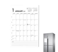 Calendrier Aimanté pour Frigo 18 Mois Jan 2027 à Juin 2028 Planning Ardoise | Aimant pour Frigo Maison Bureau École Salle de ampus Appartement
