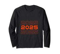 Calendrier annuel 2024 2025 2026 Anniversaire Design Clair Manche Longue