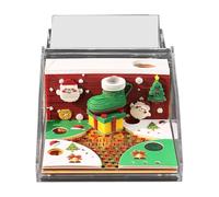 Calendrier artistique | Agenda avec bloc notes - Calendrier artistique de Noël 3D avec carnet et couverture - Pour la famille et les adultes, planification journalière, gestion de rendez-vous, maison