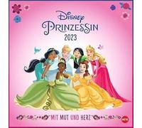Calendrier broché Disney Princesses 2023 Calendrier mural 2023 pour enfants à inscrire avec les héroïnes des films Disney.Beaucoup d'espace pour les notes et les affiches supplémentaires !