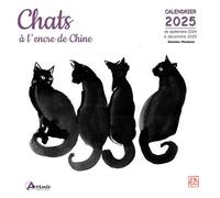 Calendrier Chats à l'encre de Chine 2025