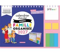 Calendrier chevalet hebdo Famille organisée 2027 - Collectif - Larousse - Calendrier