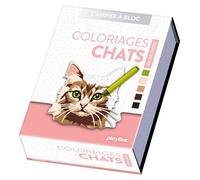 Collectif – Calendrier Coloriages Chats en 365 jours – Année à bloc – Cartonné