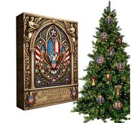 Calendrier compte à rebours 250 e, 2D Acrylique Patriotique Objets de collection - Calendrier Compte à rebours du Jour de l'Indépendance, pour Familles Collectionneurs Parties Bureau Chambre Fenêtre