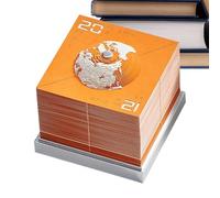 Calendrier créatif en papier - 2026 - Kit de modélisation 3D avec lumière - Paire d'ornements pliés avec vision, affichage de bureau à la maison, planificateur annuel pour table de chevet, table de