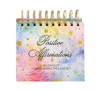 Calendrier d'affirmation quotidienne - Calendrier de citation positive, calendrier de bureau de motivation | Calendriers perpétuels de bureau pour votre table de chevet, coiffeuse ou étagère