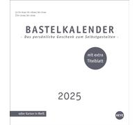 Calendrier de bricolage premium blanc moyen 2025 : calendrier à personnaliser soi-même : montrez vos photos et souvenirs préférés. Calendrier mural 2025 page de titre supplémentaire (calendrier