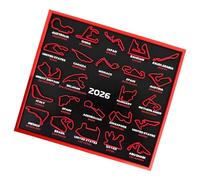Calendrier de bureau 2026 imprimé en 3D avec support d'affichage pour les fans de voitures et les collectionneurs, équation cadeau, art mural unique