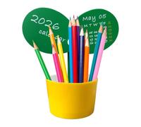 Calendrier de Bureau 2026 - Organisateur Élégant En Forme De Bourgeon | 2026 Calendrier De Bureau Cube Porte-Stylo | pour Hommes Femmes Collègues Noël Employé Masculin Nouvel An Adultes Fête des