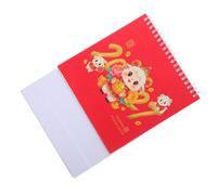 Calendrier de Bureau 2027 en Papier Rouge, Suivi des Dates et planification | Style Rétro Décoratif et Mignon, Format Compact pour Maison ou Bureau, Guide Quotidien Jusqu’En Décembre 2027