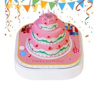Calendrier de Bureau 3D 2026 Bloc-Notes En Forme De Gâteau Pour Décoration