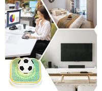 Calendrier de bureau 3D 2026 en forme de football | Bloc-notes de décoration de bureau pour bureau, maison, école, salles de conférence, fans d'anniversaire, vacances