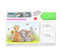 Calendrier de bureau Peinture aux Strass Déco Peinture aux Strass 2027-2028 | Calendrier Organiseur de Bureau pour Adultes, Débutants, Amateurs, Hommes, Femmes et Professionnels, Atelier Studio Ma