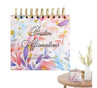 Calendrier de citations quotidiennes - robuste, bureau d'affirmation, calendrier de motivation | Calendrier perpétuel avec citations réconfortantes, idéal pour une inspiration quotidienne dans