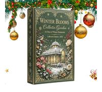 Calendrier de compte à rebours 2D en acrylique 2026 avec | Compte à rebours de l'Avent festif pour enfants adultes bureau entrée mur fête Noël bureaux Ho