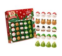 Calendrier de Compte à Rebours de Noël Squishy Dumpling Baozi 24 Jours Compte à Rebours Mini Articles Adorables pour Surprises Quotidiennes de Décembre，B2