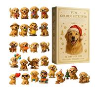 Calendrier de compte à rebours pour chien - Jouet 2D en acrylique 2D - Pour vacances, salle de ureau, arbre mural, , adolescents, adultes, garçons, filles, femmes, hommes
