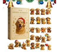 Calendrier de compte à rebours pour chien - Jouet en acrylique 2D - Compte à rebours pour calendrier de Noël - Pour vacances, maison, bureau, école, , adolescents, adultes, filles, femmes