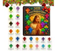 Calendrier de compte à rebours pour Noël | Décoration de Noël en acrylique 2D - Calendrier de compte à rebours de Noël 24 jours avec de poche | pour femmes, hommes, adultes,