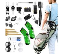 Calendrier de compte à rebours pour Noël - Set d'accessoires de golf pour 24 jours | Activité de compte à rebours pour Noël, pour les joueurs débutants, papas, pères, époux, petits amis, fête