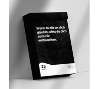 Calendrier de démotivation, format A6, 365 jours, couleur noire
